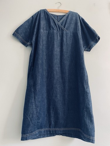 Toast indigo blue - indigo, smock