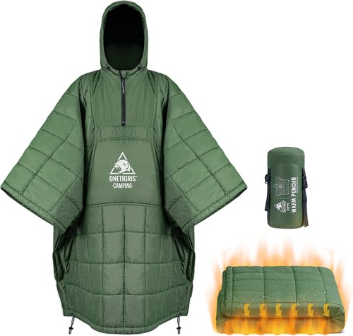 Camping blanket poncho with - camping,