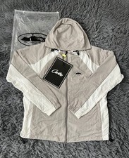 Corteiz RTW Alcatraz Windbreaker Jacket  - Beige (Size Small)