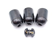 Bakelite E27 lamp holder in