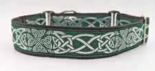 1.5" Wide Martingale Dog Collar Celtic Greyhound Lurcher Saluki Whippet Podenco