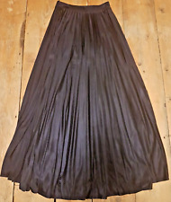 M&S Limited Edition Black Pleated Women's Full Circle Maxi Skirt UK 6 8 EXC. CON