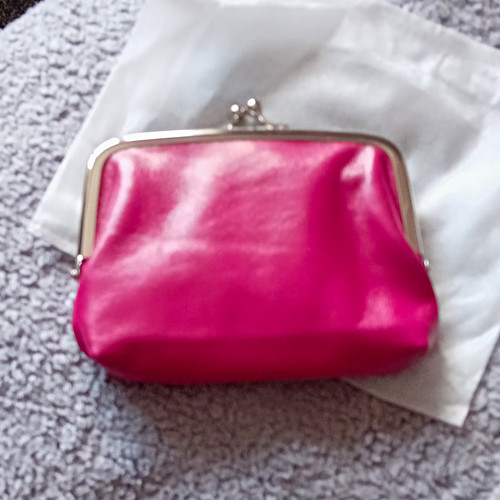 Pink faux leather - pink,