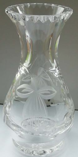 Cut glass bud - glass, flower
