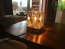 Argos  Cube  Glass & Chrome