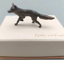 Butler & Peach Hot Cast Bronze Fox Boxed (WG23)