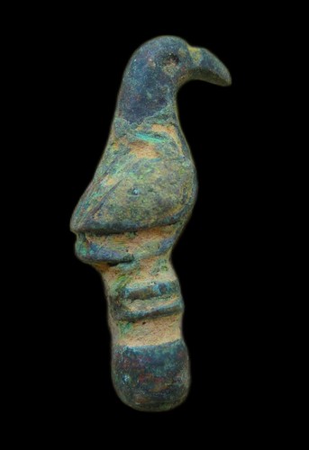 Ancient roman bronze eagle - bronze,