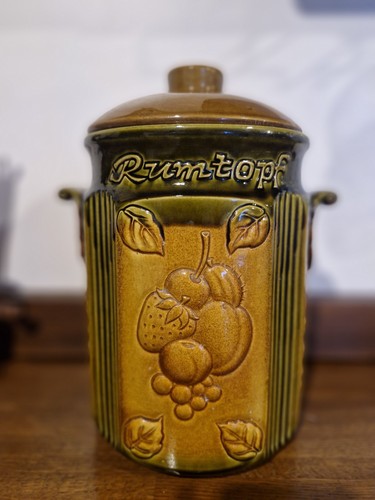 Vintage rumtopf rum pot made - rumtopf,