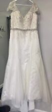 Ivory Wedding Dress Never Worn Fit Size 16 Uk
