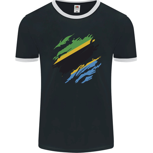 Torn tanzania flag - torn,