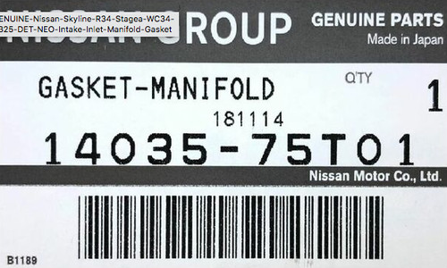 Genuine nissan metal intake - nissan,
