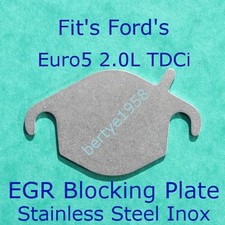 EGR valve blank plate Ford