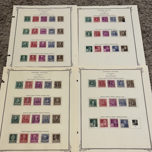 Stamps american authors - american,