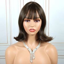 Hair with Anti-Aging Effect,Natural Daily Wendy' Short Wig Realistic Short Curly