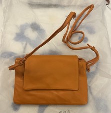 Zara Orange Leather Mini Bag