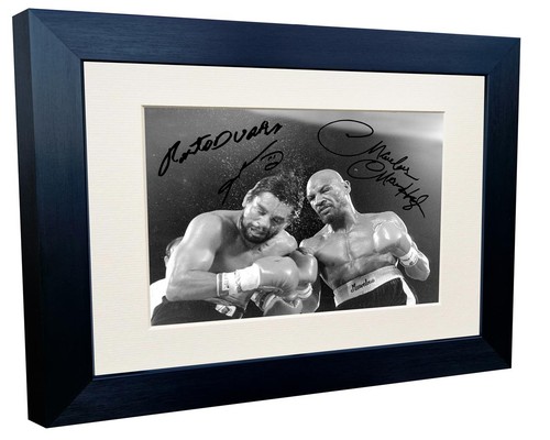 12x8 marvin hagler roberto - marvin, vs