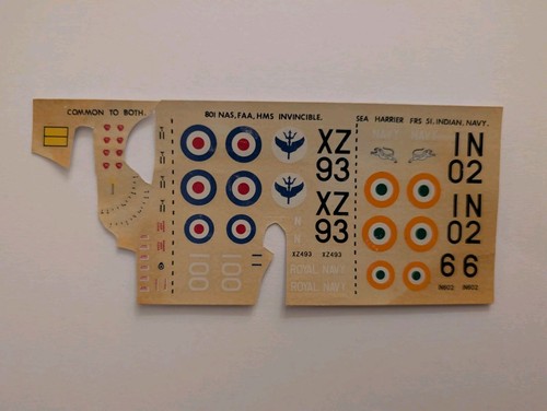 Vintage transfer sheet hms - sheet,