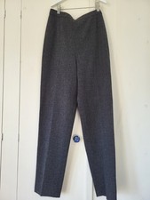 Next Ladies Dark Grey Smart Work Trousers Size 10 Standard