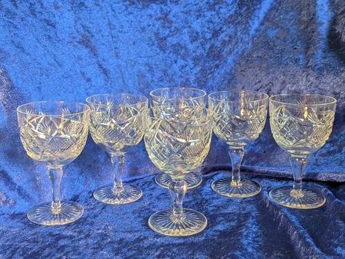 Vintage crystal cut - e&l,