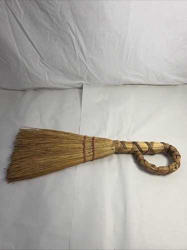 Straw whisk broom decorative - straw,