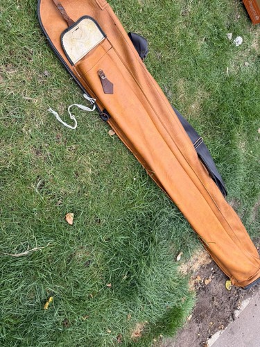 Tan leather fishing - fishing, rod