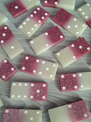 Handmade pink and white