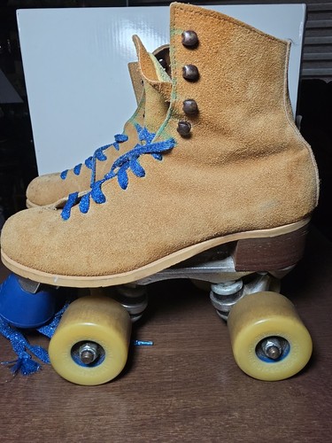 Vtg riedell usa roller skates - roller,