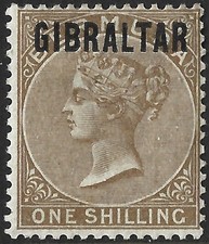 Gibraltar 1886 QV 1s