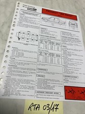 Automobile Technical Sheet