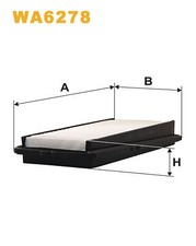 Wix WA6278 Car Air Filter