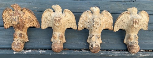 Antique cast iron eagle - 4-,