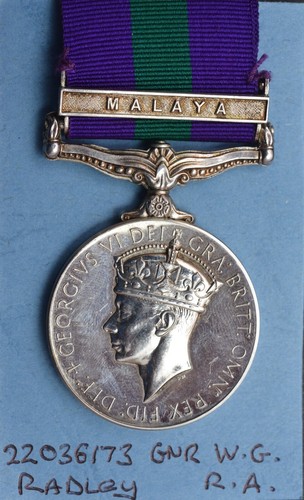 General service medal malaya - general,