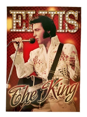 Elvis the king postcard - elvis,