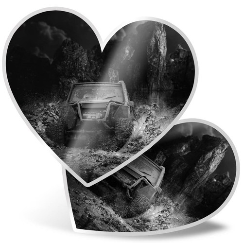Heart stickers bw - x,