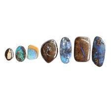 Boulder opal 48ct set 7 - 29.48ct, of