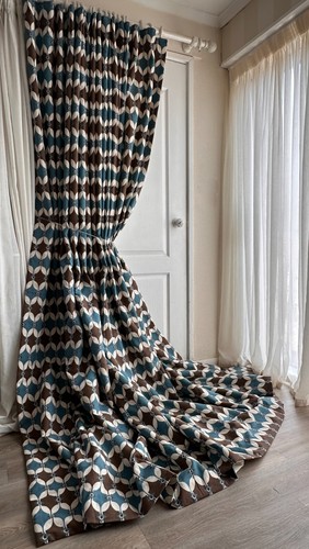 Akin suri interlined curtain - &,