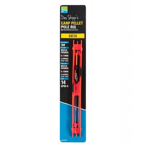 Preston carp pellet pole rigs - carp,