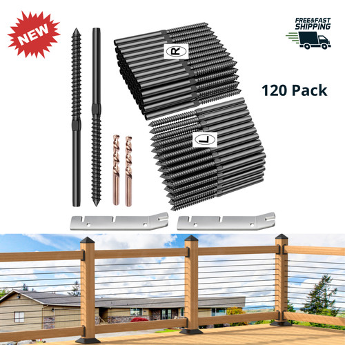 120 pack cable railing - pack, 1/8"