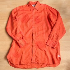 Thomas Pink Pure Linen Shirt 16.5