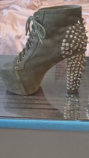 Jeffrey Campbell Olive Suede