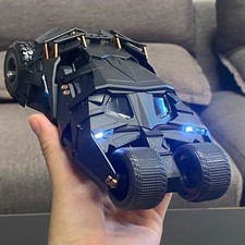 Batmobile Tumbler Alloy Die-Cast Truck Model Toy with Sound Light Spray Gift