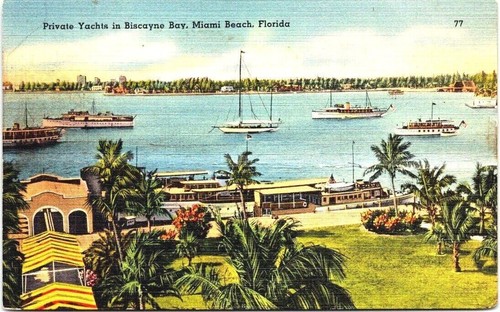 Postcard biscayne bay miami - biscayne,