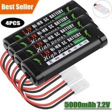 4PCS 7.2V 5000mAh Ni-MH