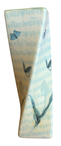 Collage ceramic vase - vase, tulip