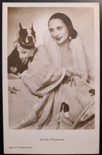 Vintage postcard anna pavlova - vintage,