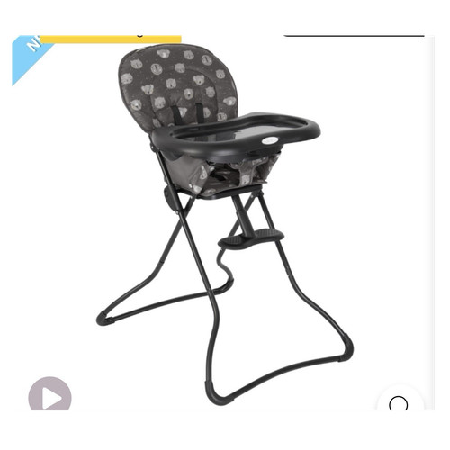 Foldable baby high chair - high,