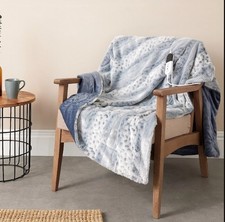 Cozee Home Print Faux Fur and