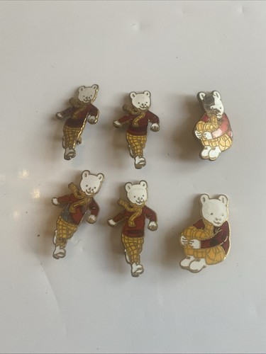 Vintage rupert bear enamel - rupert,