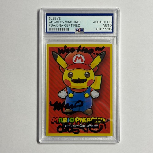 Mario pikachu pokemon card - mario,