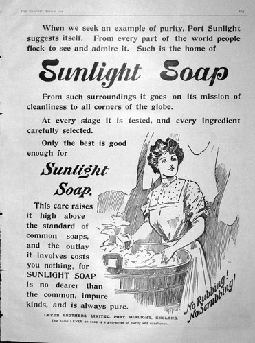 Old antique print 1904 - old,